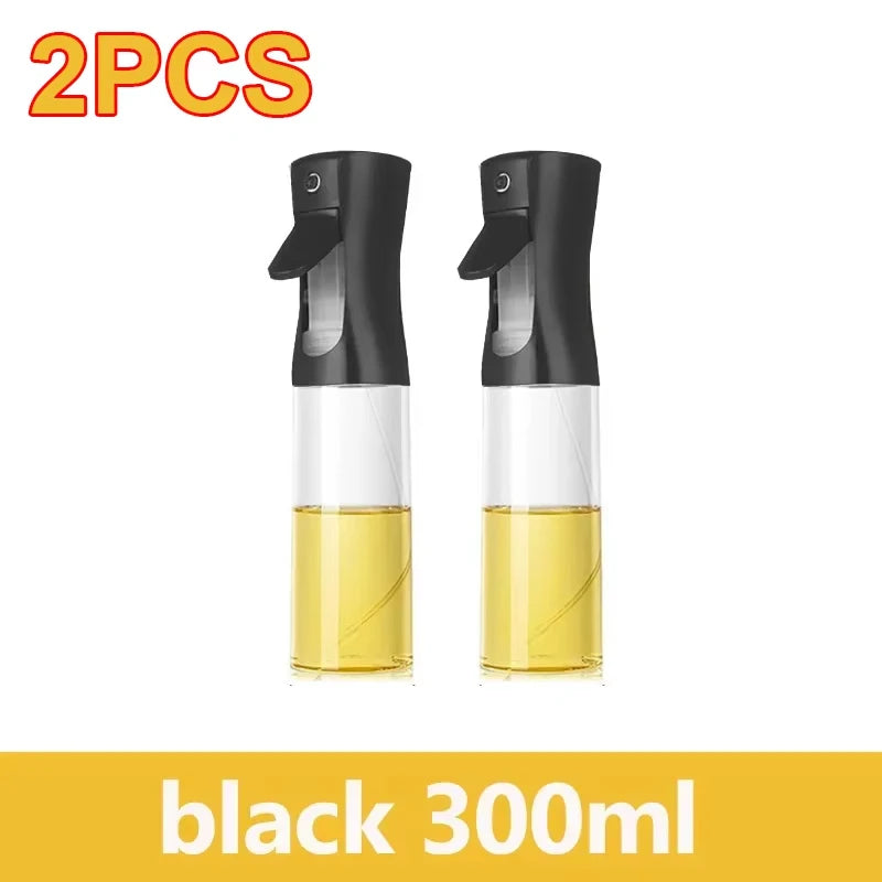 Oil Spray Bottle for Cooking and BBQ - 200/300/500ml Plastic Sprayer