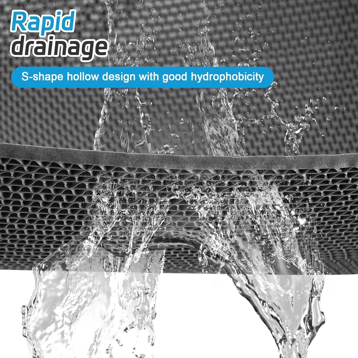 Waterproof Non-Slip PVC Floor Mats for Kitchen and Bathroom