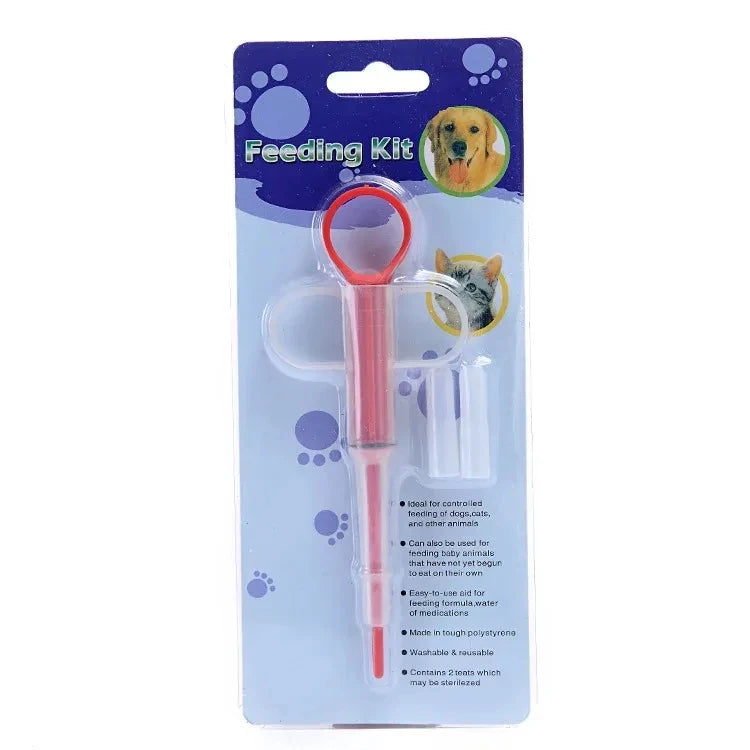 Pet Medicine Feeder Syringe with Soft Tip for Cats and Dogs