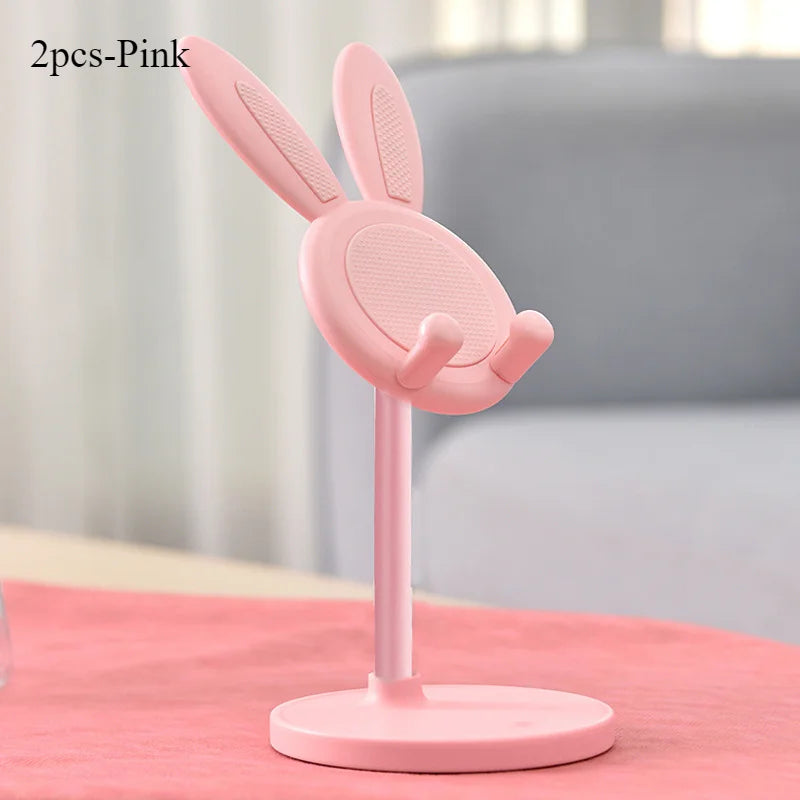 Adjustable Rabbit Desktop Mobile Phone Stand