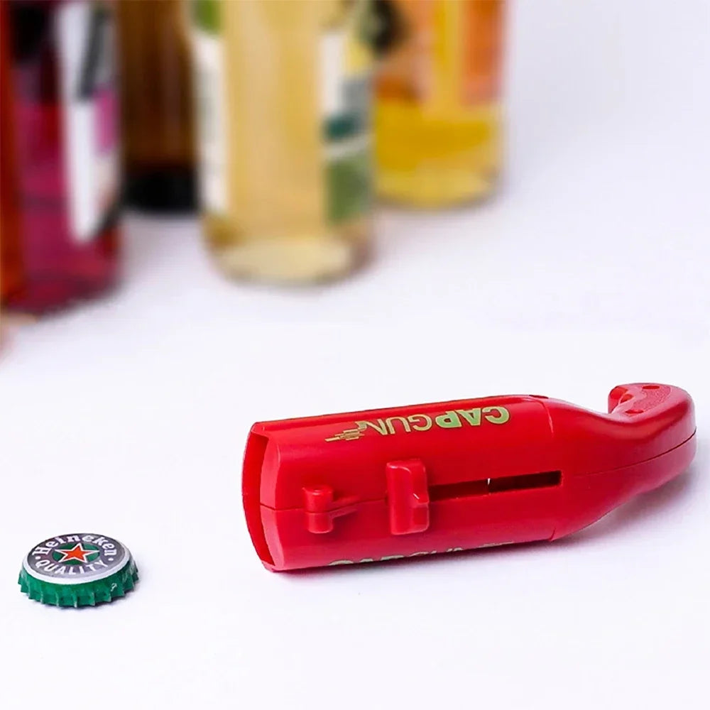 Cap Gun Beer Bottle Opener and Launcher